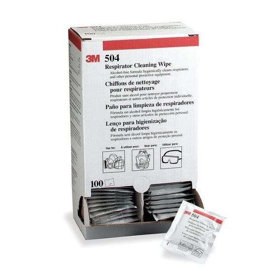 (box100) 3M Respirator Cleaning Wipes