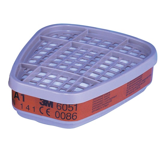 pair - 3M Organic Vapour Cartridge Filter, (A1)