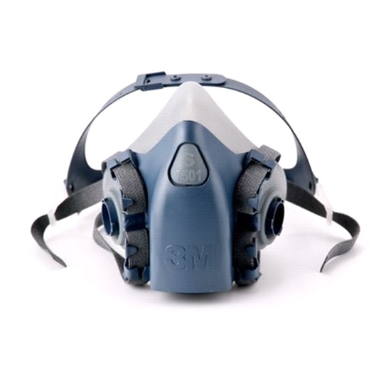 3M Half Facepiece Reusable Soft Silicone Respirator - Small