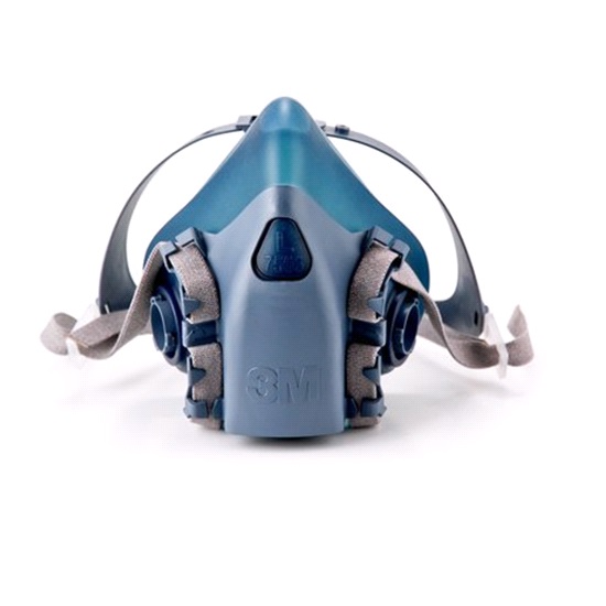 3M Half Facepiece Reusable Soft Silicone Respirator - Large