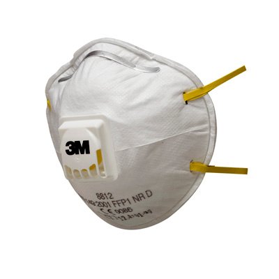 box10 3M Cupped Particulate Respirator, P1 valved