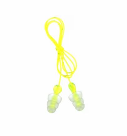 pair - 3M Tri-Flange Corded Earplugs