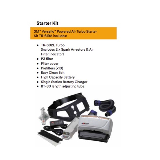 TR-619A POWERED AIR TURBO STARTER KIT