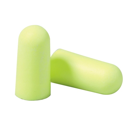 bag200prs LRGE YELLOW UNCORDED EARPLUGSinPOLYBAG