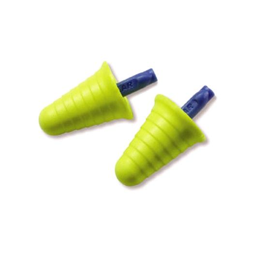 bag200prs E-A-R YELLOW UNCORDED EARPLUGS PUSH-INS WITH GRIP RINGS
