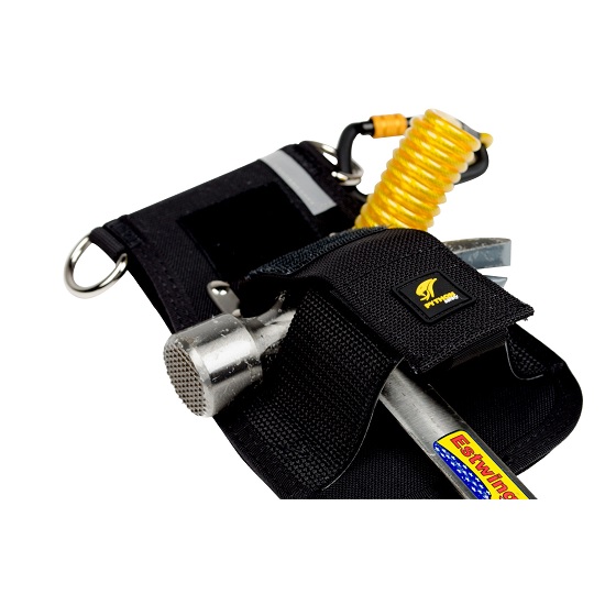 Hammer Belt Holster and Hook2Quick Ring Coil Tether
