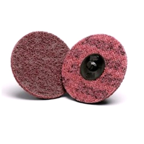 25box 75mm Maroon Medium Roloc Aluminium Surface Conditioning Disc