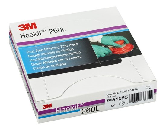 150mm P600 260L 15 Hole Dustless Film Disc
