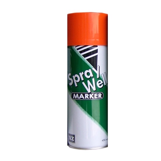 400ml ORANGE STD SPRAYWELL PAINT-DAMAR