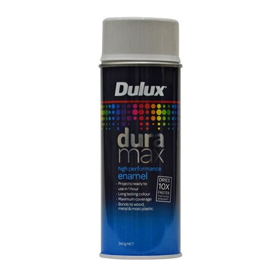 340gm BLACK FLAT DURAMAX DULUX PAINT