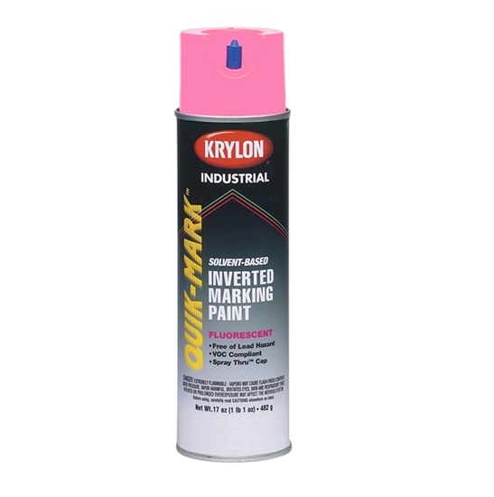17.oz FLUORO PINK MARKING PAINT-KRYLON