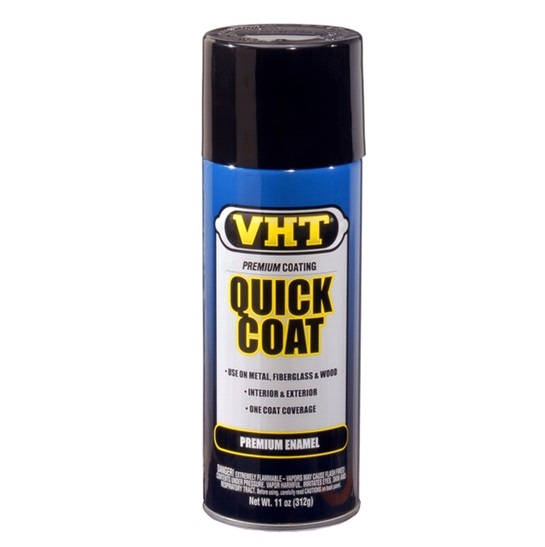 350ml VHT GLOSS BLACK QUICK DRY ENAMEL PAINT