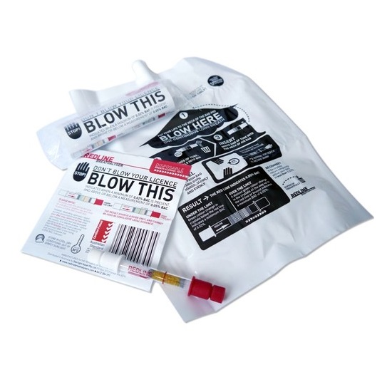 Alcolizer Redline Disposable Breathalyser