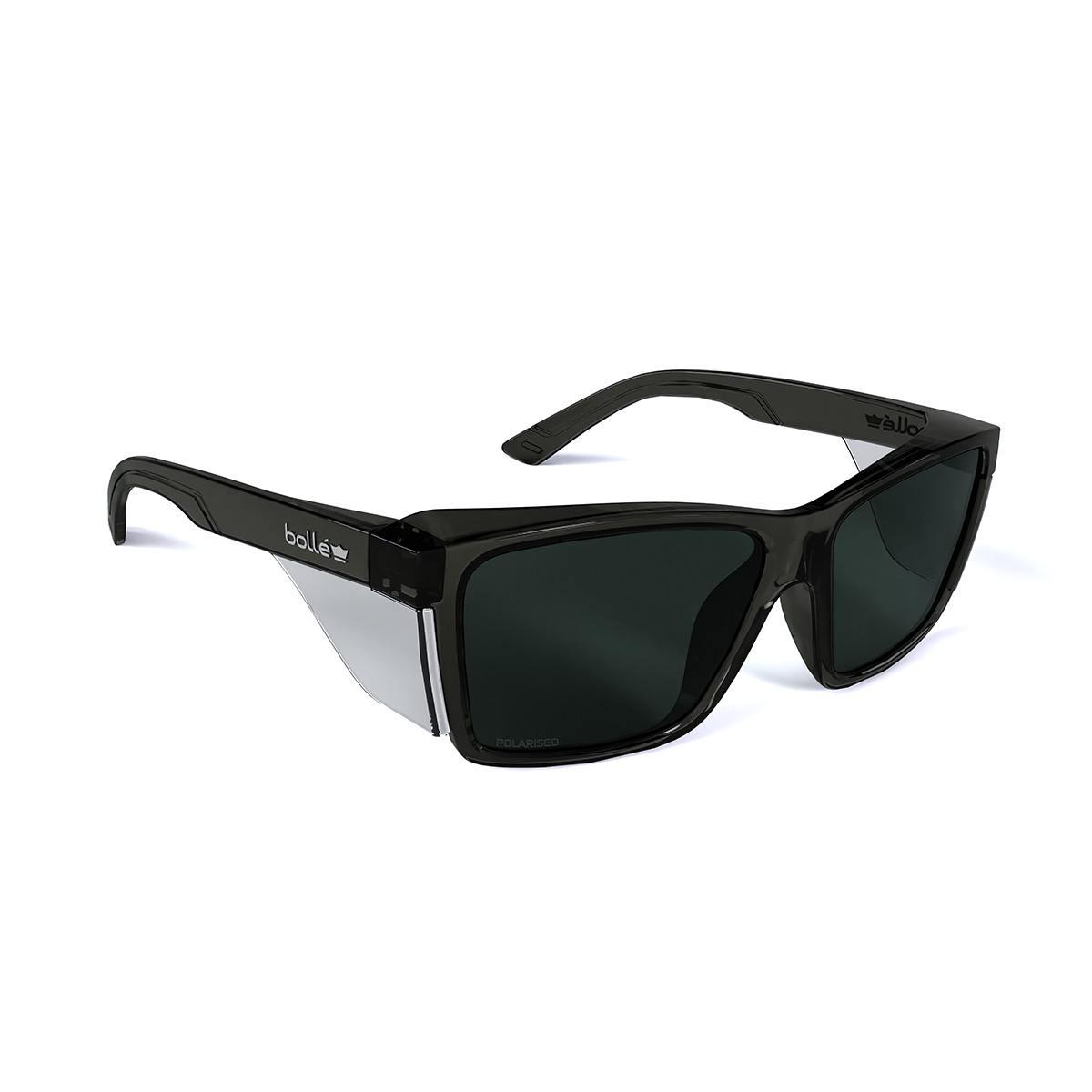STKS 420 - Smoke Polarized PC Lens - AS - Graphite PC Temples/Frame