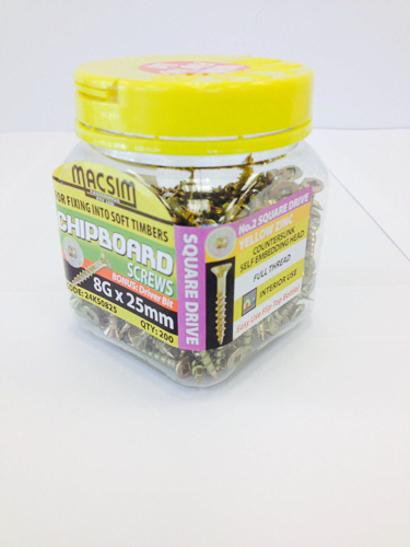 ea-8gx3/4” SQ.DRIVE SUREFIX SCREWS