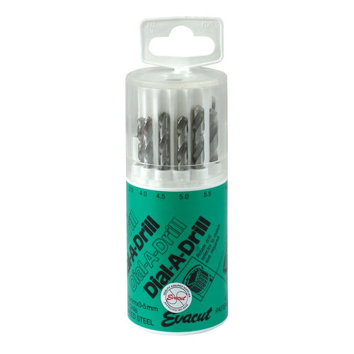 13pce 1-7.00mm DIAL-A-DRILL SET