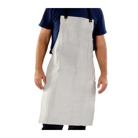 1066MM X 609MM CHROME  LEATHER APRON