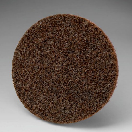 125mmx22mm Scotch-Brite Centre-Pin Surface Conditioning Discs A CRS - Brown