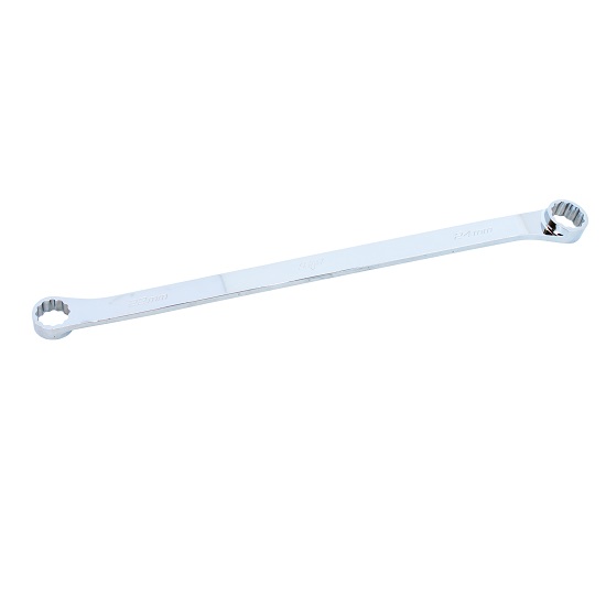 13mm x 15mm 15deg Offset Long Ring Spanner - SP Tools