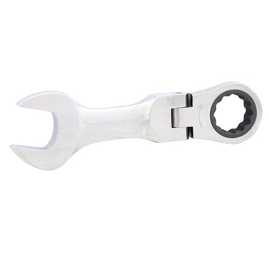 13mm Stubby Flexhead Geardrive Ring and Open End Spanner - SP Tools