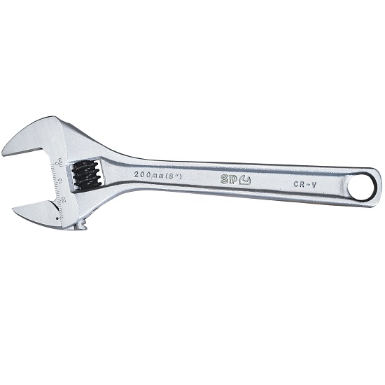 600mm Premium Adjustable Wrench Chrome - SP Tools