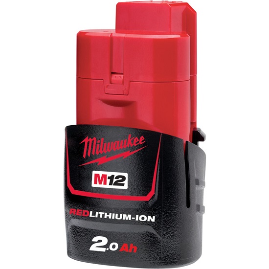 M12 2.0Ah Redlithium Battery Pack - Milwaukee