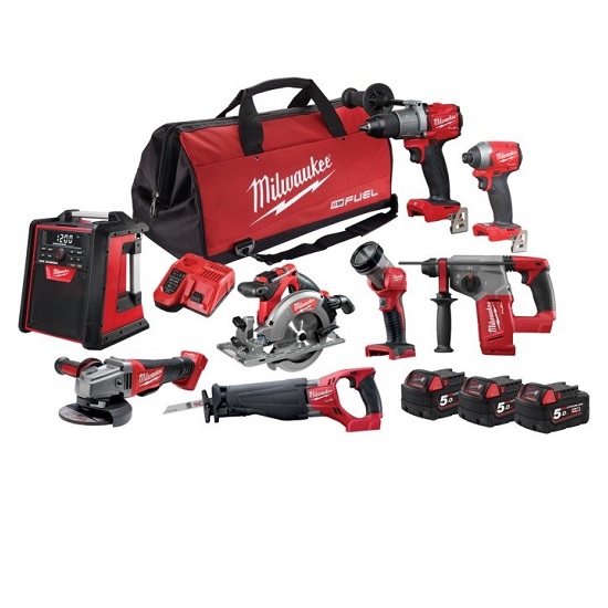 M18 FUEL 8 Piece Power Pack 6F2 - Milwaukee