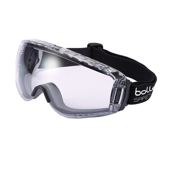 PILOT 2 GOGGLE PLATINUM CLEAR  INDIRECT VENTED