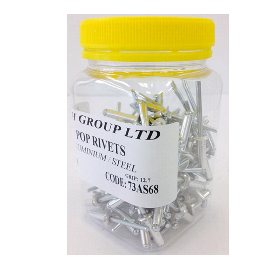 ea 1/8” x 5/8” MONEL/STEEL RIVETS