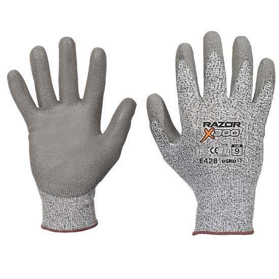 Razor X320 Level 3 Cut Protection PU Palm Coated Gloves - #10 (XL)