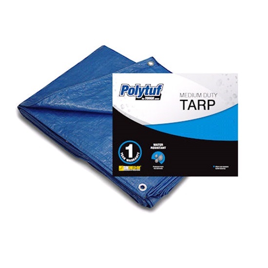 1.5m x 2.1m Blue Polytuf Medium Duty Tarp