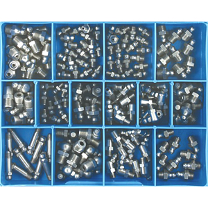 170pc STAINLESS GREASE NIPPLE ASSORTMENT - 316/A4