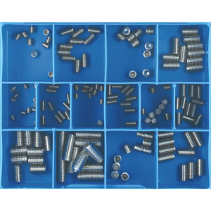 140pc GRUB SCREW ASSORTMENT - 316/A4