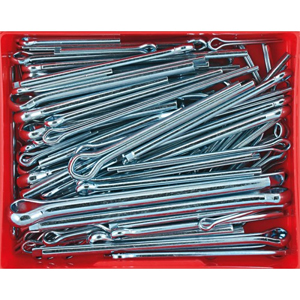box-LARGE STEEL SPLIT PIN ASSORTMENT