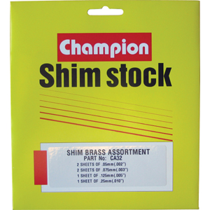 BRASS SHIM ASSORTMENT 150x150mm
