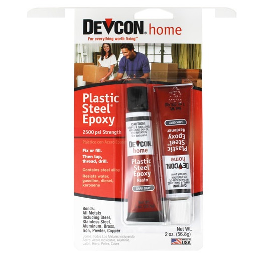 56.8gm Plastic Steel Expoxy 2-Tubes