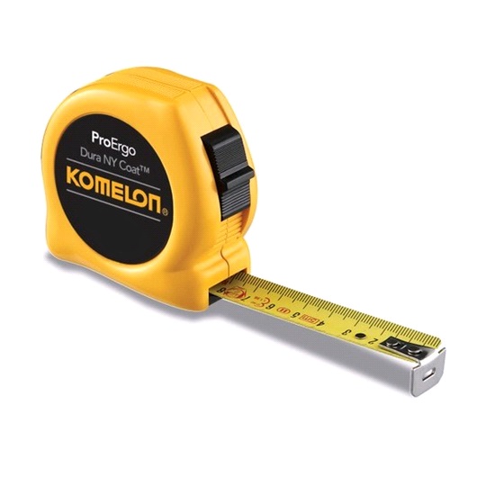 10m x 25mm KOMELON PROERGO POCKET TAPE MEASURE