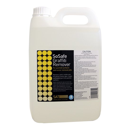 5 ltr SS GRAFFITI REMOVER PAINTED SURFACE