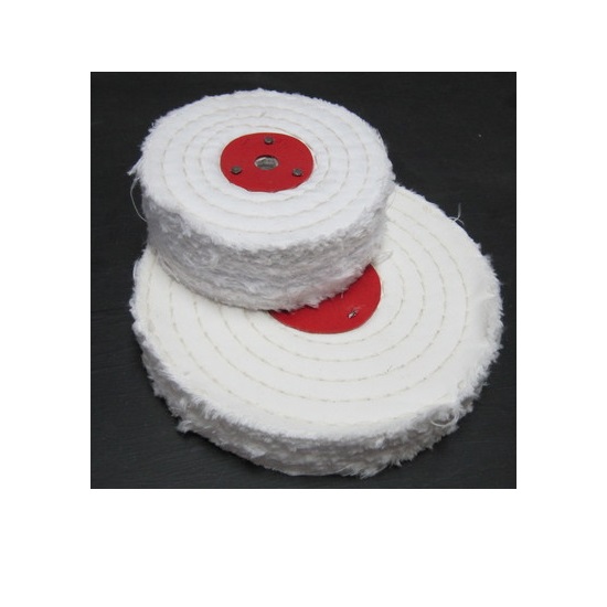 150mmx2fold WHITE STITCHED MOP