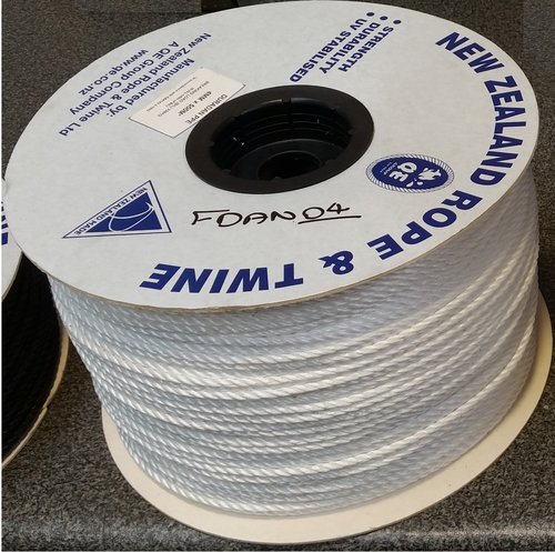 roll-M04mmx500mtr WHITE DURADAN POLYPROP ROPE