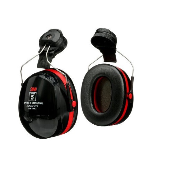 3M Peltor Optime III H540P3GS/E Helmet Attach Class 5 Earmuff
