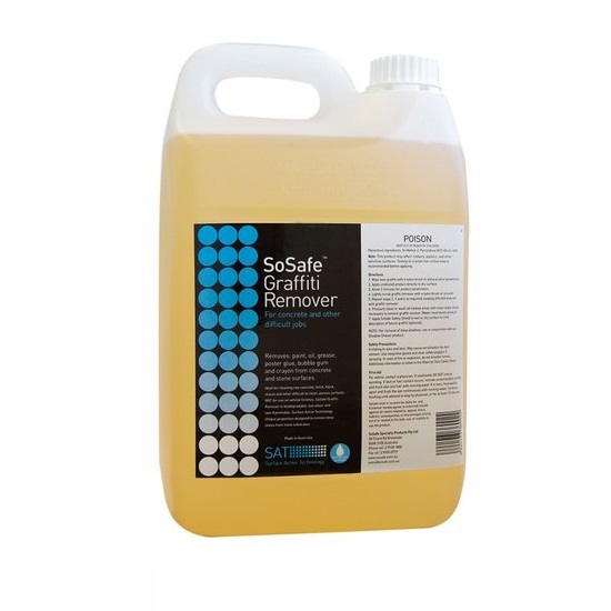 5 ltr SO SAFE GRAFFITI REMOVER CONCRETE