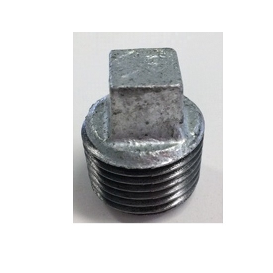 40NB BSPT Thread Malleable Plug HD Galvanised BS 143