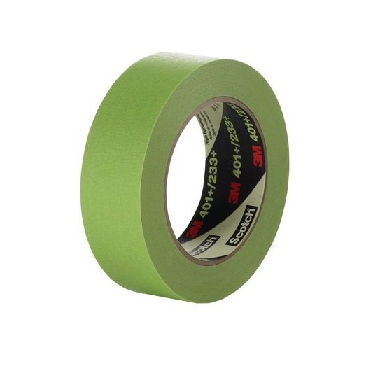 roll-36mmx50mtr GREEN 233+ HI PERF MASKING TAPE