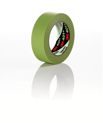 18mm x 55m 3M 401+ Green Premium Masking Tape