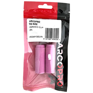 pkt2 Arcopro Tig Size #4 6mm 1/4 Ceramic Cup