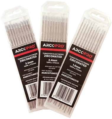 pkt10 Arcopro Zirconiated Tungsten Electrode 3.2mm